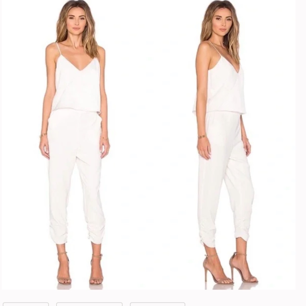 Parker - White Jumpsuit